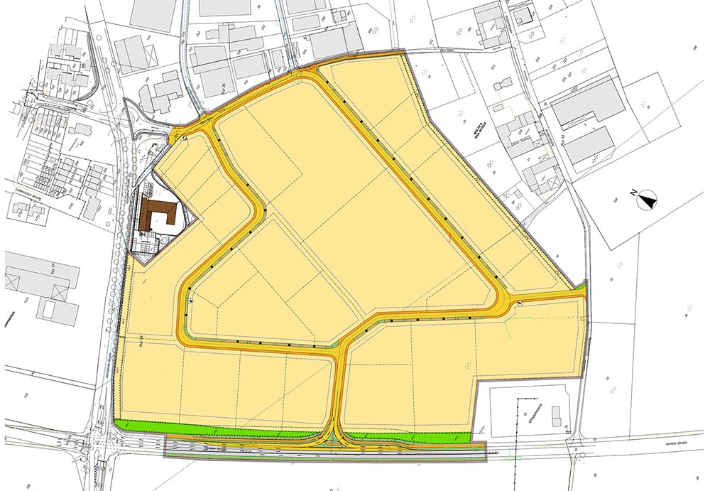 Gewerbegebiet Krefeld Den Ham